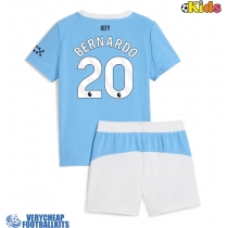 Manchester City Bernardo Silva #20 Replica Home Minikit 2025-26 Short Sleeve (+ pants)